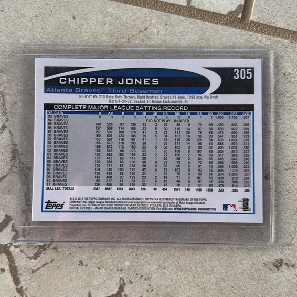 Baseball card - Picture 2 of 2